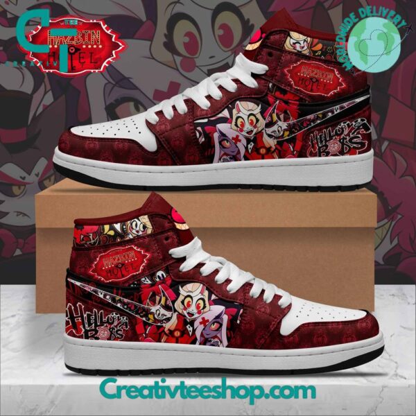 Tubopro Hazbin Hotel AJ1 High Sneakers Shoes For Men And Women