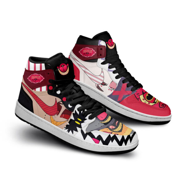 Tubopro Hazbin Hotel AJ1 High Sneakers Shoes For Men And Women - Image 5