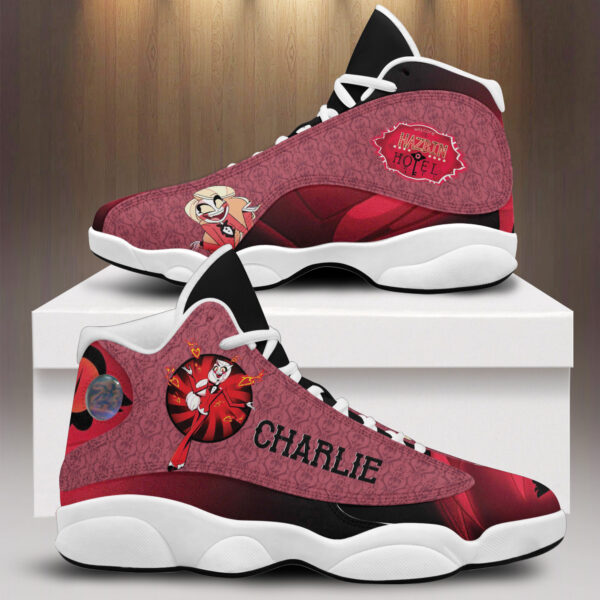 Tubopro Hazbin Hotel AJ13 Sneakers Shoes For Men And Women - Image 2