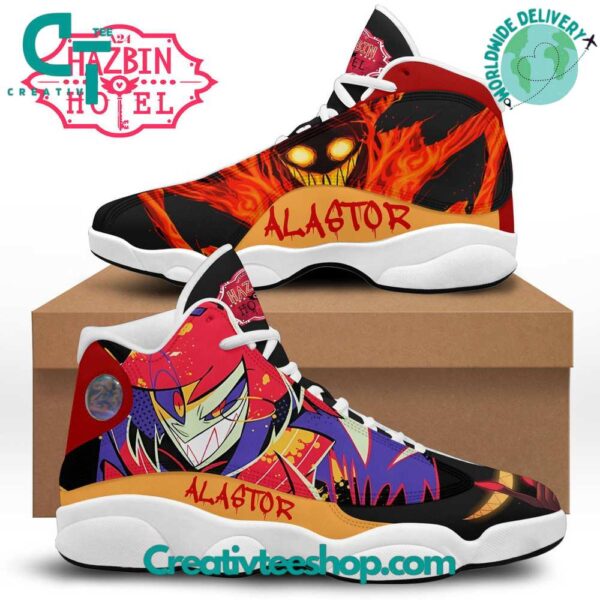 Tubopro Hazbin Hotel Alastor AJ13 Sneakers Shoes For Men And Women