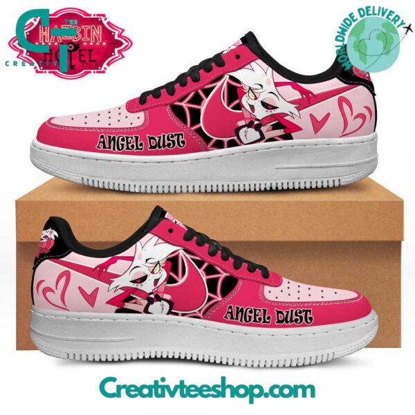 Tubopro Hazbin Hotel Angel Dust Air Low-Top Sneakers Shoes For Men And Women