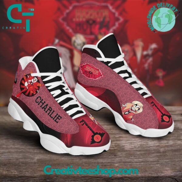 Tubopro Hazbin Hotel Charlie AJ13 Sneakers Shoes For Men And Women - Image 2