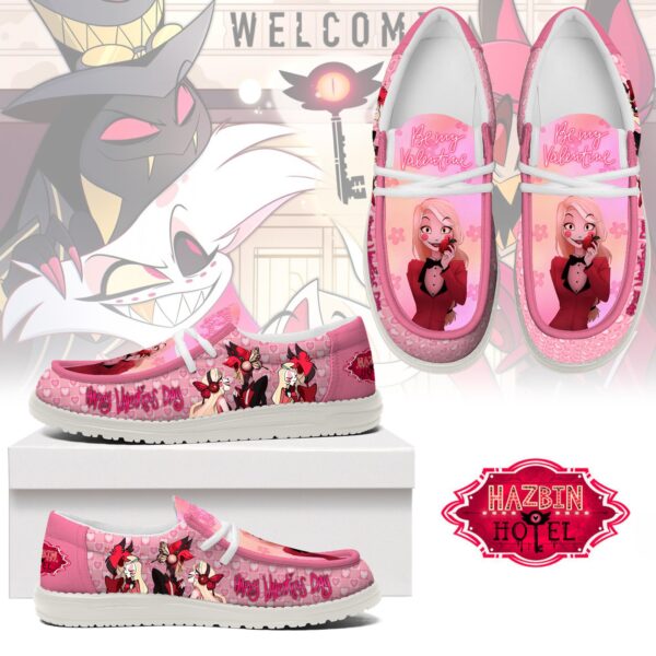 Tubopro Hazbin Hotel Personalized Hey Dude Shoes For Men And Women