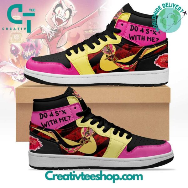 Tubopro Hazbin Hotel Do A Sx With Me AJ1 High Sneakers Shoes For Men And Women