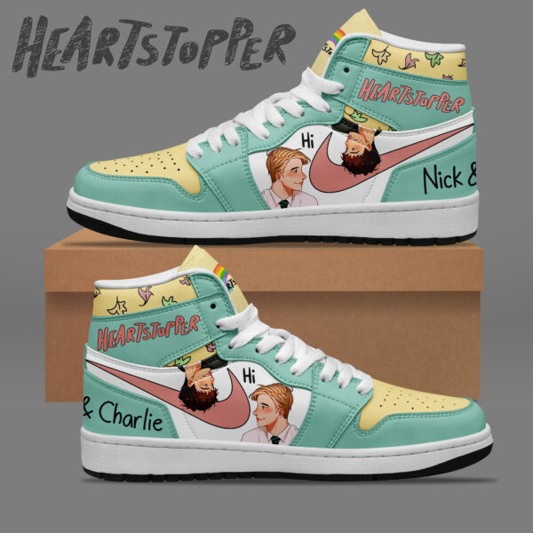 Tubopro Heartstoper AJ1 High Sneakers Shoes For Men And Women