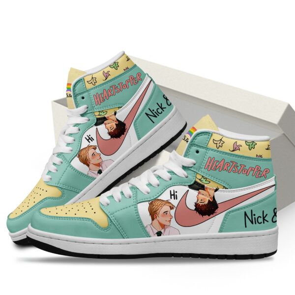 Tubopro Heartstopper AJ1 High Sneakers Shoes For Men And Women - Image 3