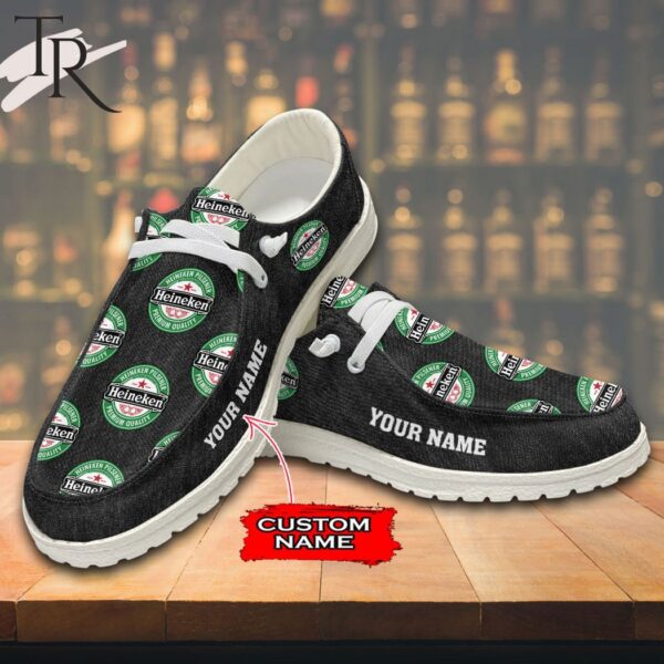 Tubopro Heineken Personalized Hey Dude Shoes For Men And Women