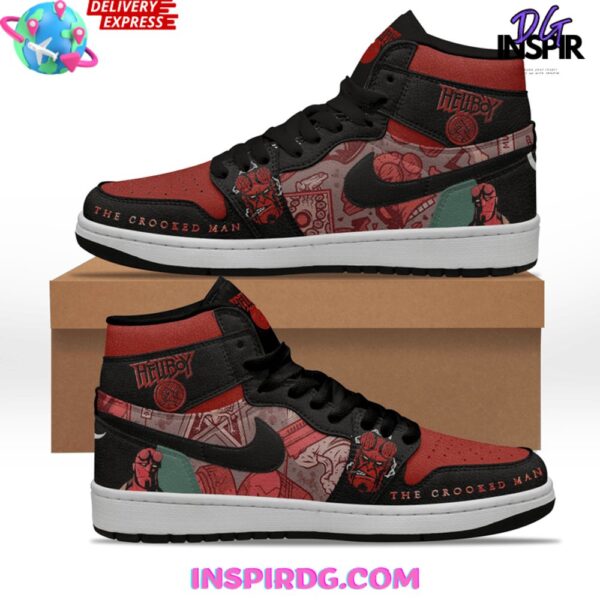 Tubopro Hellboy AJ1 High Sneakers Shoes For Men And Women - Image 2