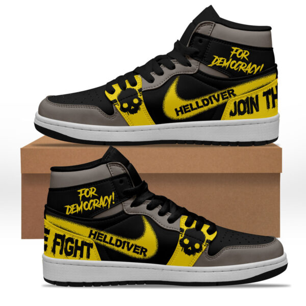 Tubopro Helldivers AJ1 High Sneakers Shoes For Men And Women