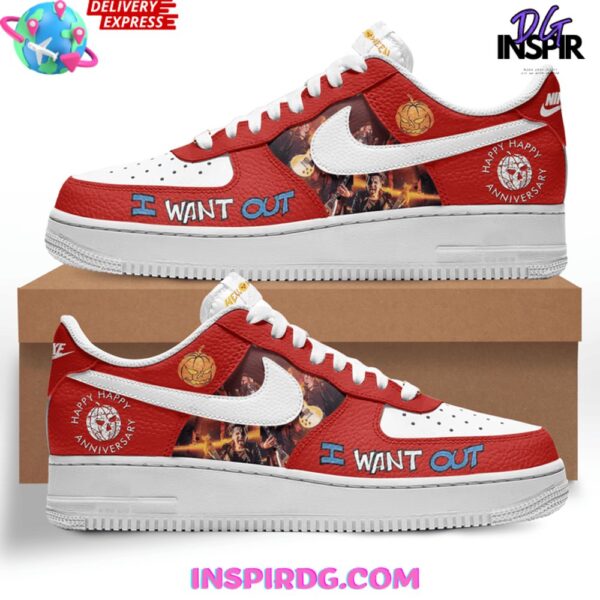 Tubopro Helloween I Want Out Air Low-Top Sneakers Shoes For Men And Women - Image 2