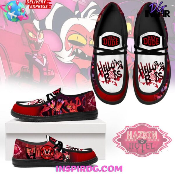 Tubopro Helluva Boss Personalized Hey Dude Shoes For Men And Women