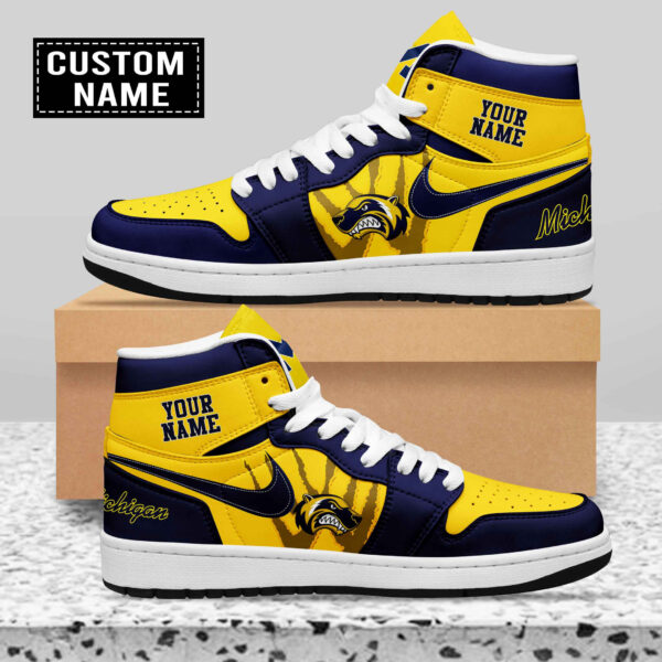 Tubopro Helsinki Wolverines AJ1 High Sneakers Shoes For Men And Women - Image 2