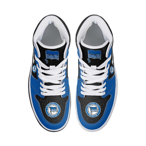 Tubopro Hertha BSC AJ1 High Sneakers Shoes For Men And Women - Image 3