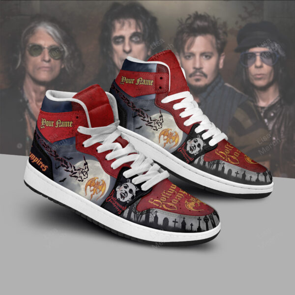 Tubopro Hollywood Vampires AJ1 High Sneakers Shoes For Men And Women - Image 2