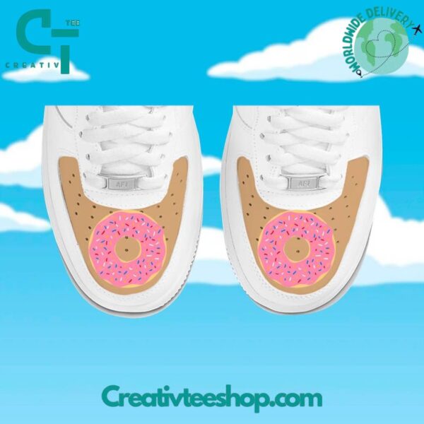 Tubopro Homer Simpson Air Low-Top Sneakers Shoes For Men And Women - Image 2