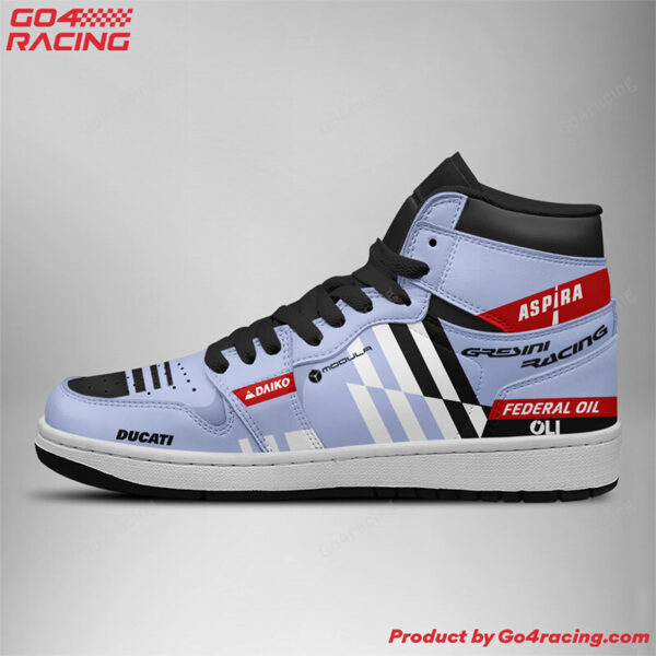Tubopro Honda Factory Racing AJ1 High Sneakers Shoes For Men And Women - Image 2