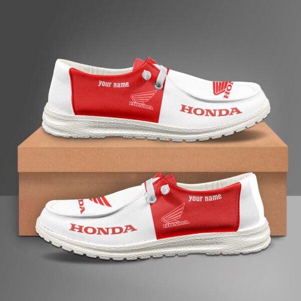 Tubopro Honda Motorcycle Personalized Hey Dude Shoes For Men And Women - Image 2