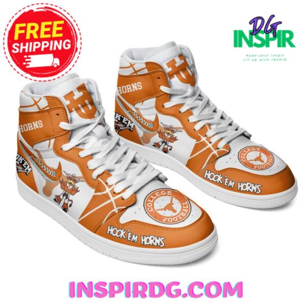 Tubopro Hookem College Football AJ1 High Sneakers Shoes For Men And Women - Image 2