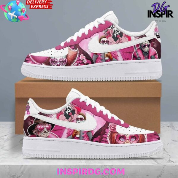 Tubopro Horror Film Pink Air Low-Top Sneakers Shoes For Men And Women - Image 2