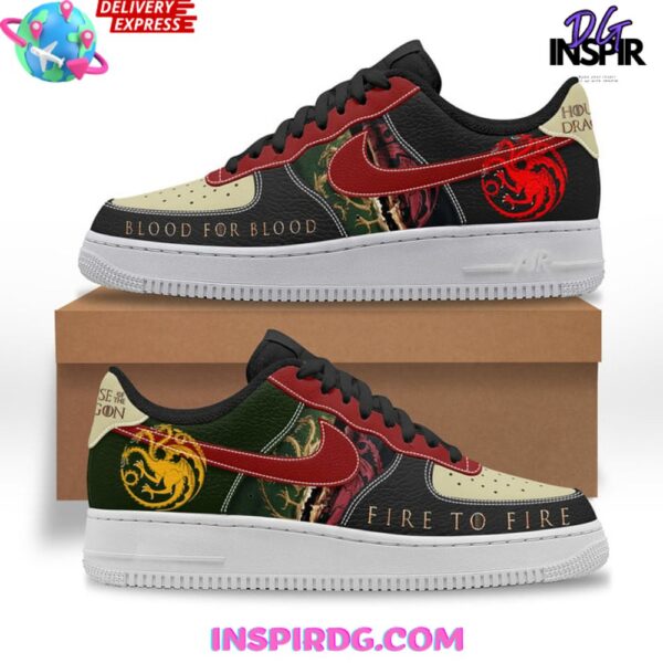 Tubopro House of the Dragon Air Low-Top Sneakers Shoes For Men And Women - Image 2