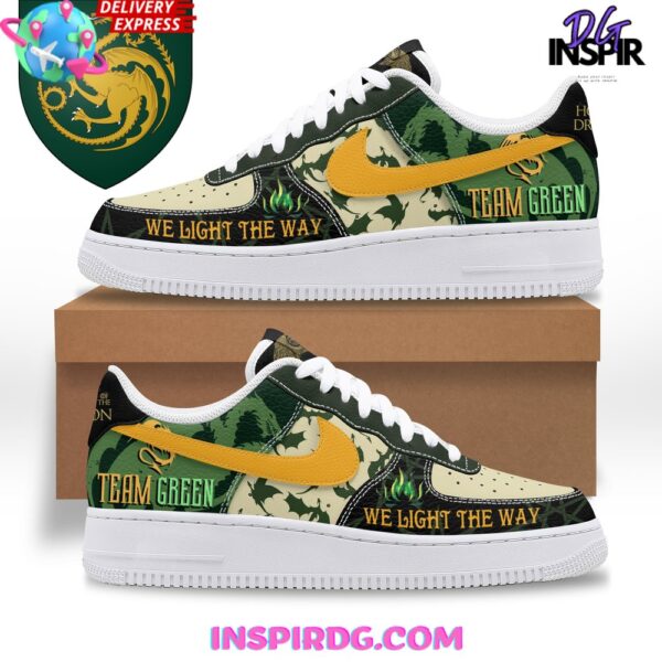 Tubopro House Of The Dragon Team Green Air Low-Top Sneakers Shoes For Men And Women