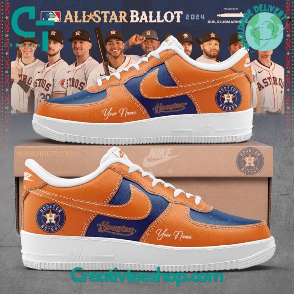 Tubopro Houston Astros Air Low-Top Sneakers Shoes For Men And Women