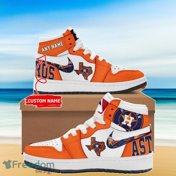 Tubopro Houston Astros AJ1 High Sneakers Shoes For Men And Women