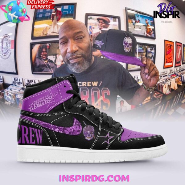 Tubopro Houston Astros AJ1 High Sneakers Shoes For Men And Women