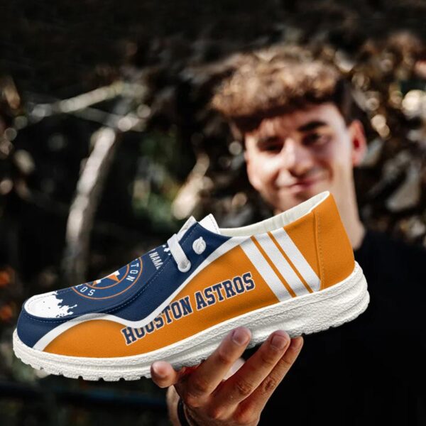 Tubopro Houston Astros Hey Dude Shoes For Men And Women - Image 3