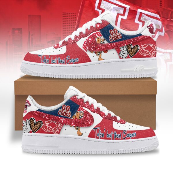 Tubopro Houston Cougars Air Low-Top Sneakers Shoes For Men And Women