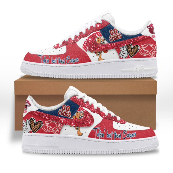 Tubopro Houston Cougars Air Low-Top Sneakers Shoes For Men And Women - Image 2