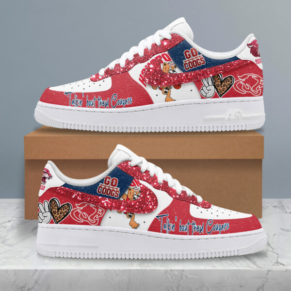 Tubopro Houston Cougars Air Low-Top Sneakers Shoes For Men And Women - Image 5