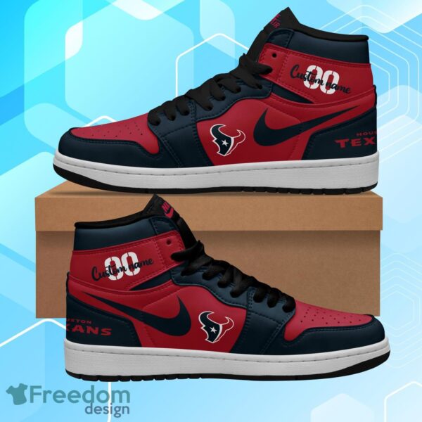 Tubopro Houston Texans AJ1 High Sneakers Shoes For Men And Women