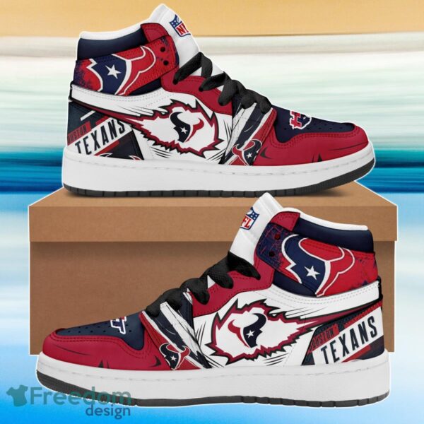 Tubopro Houston Texans AJ1 High Sneakers Shoes For Men And Women