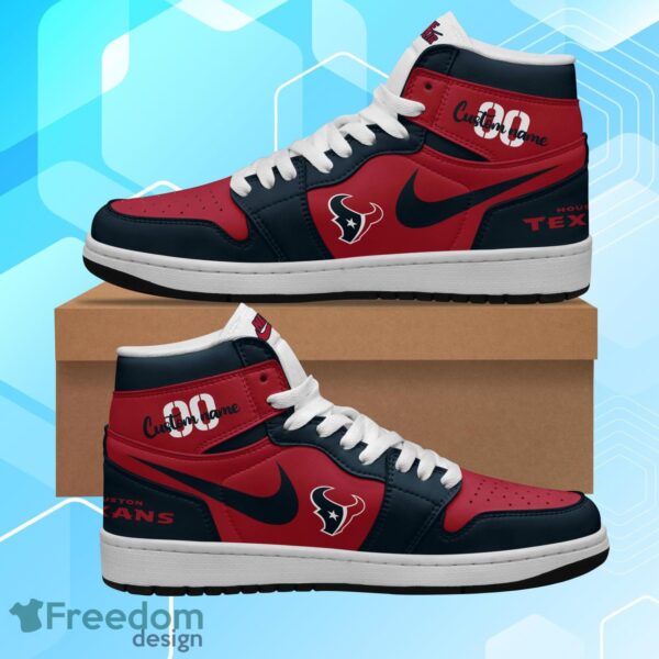 Tubopro Houston Texans AJ1 High Sneakers Shoes For Men And Women