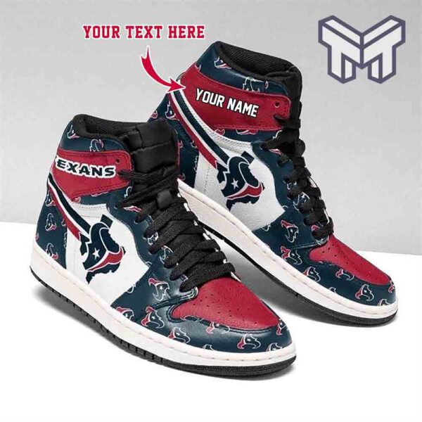 Tubopro Houston Texans AJ1 High Sneakers Shoes For Men And Women