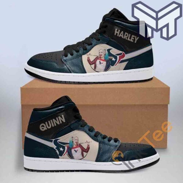 Tubopro Houston Texans AJ1 High Sneakers Shoes For Men And Women