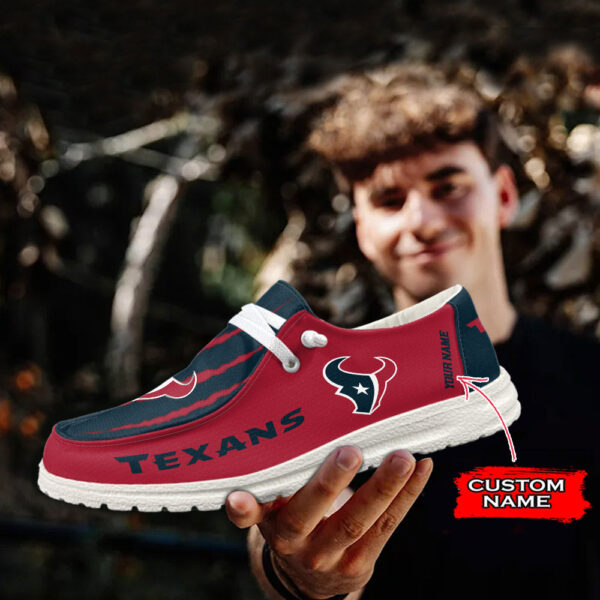 Tubopro Houston Texans Hey Dude Shoes For Men And Women - Image 3