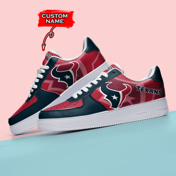 Tubopro Houston Texans NFL Air Low-Top Sneakers Shoes For Men And Women - Image 3
