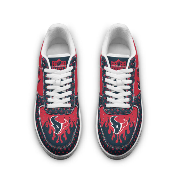Tubopro Houston Texans NFL Air Low-Top Sneakers Shoes For Men And Women - Image 2