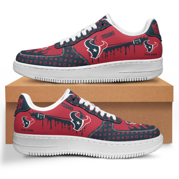 Tubopro Houston Texans NFL Air Low-Top Sneakers Shoes For Men And Women