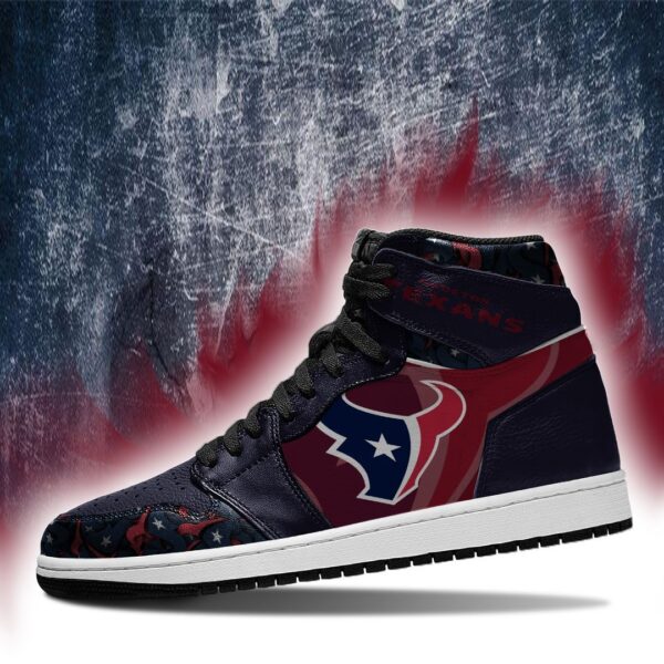 Tubopro Houston Texans NFL AJ1 High Sneakers Shoes For Men And Women