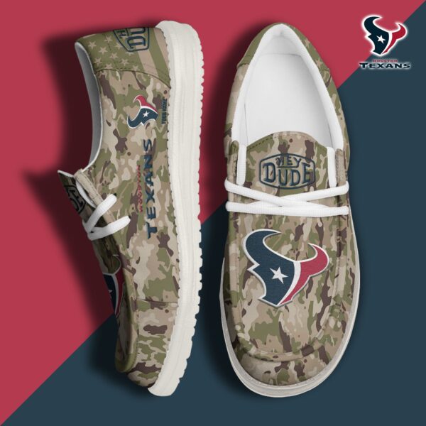 Tubopro Houston Texans Personalized Hey Dude Shoes For Men And Women