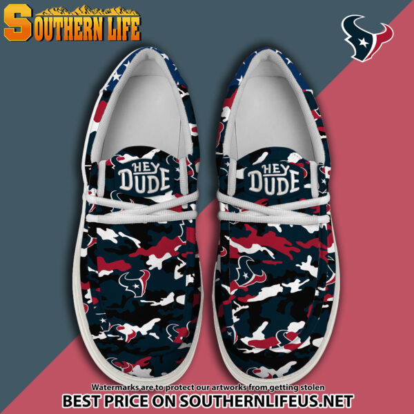 Tubopro Houston Texans Personalized Hey Dude Shoes For Men And Women