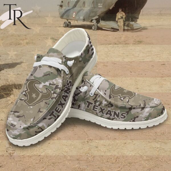 Tubopro Houston Texans Personalized Hey Dude Shoes For Men And Women