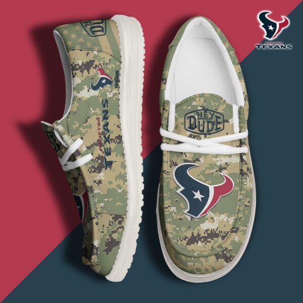 Tubopro Houston Texans Personalized Hey Dude Shoes For Men And Women