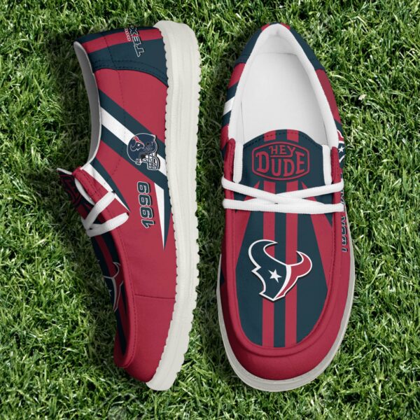 Tubopro Houston Texans Personalized Hey Dude Shoes For Men And Women