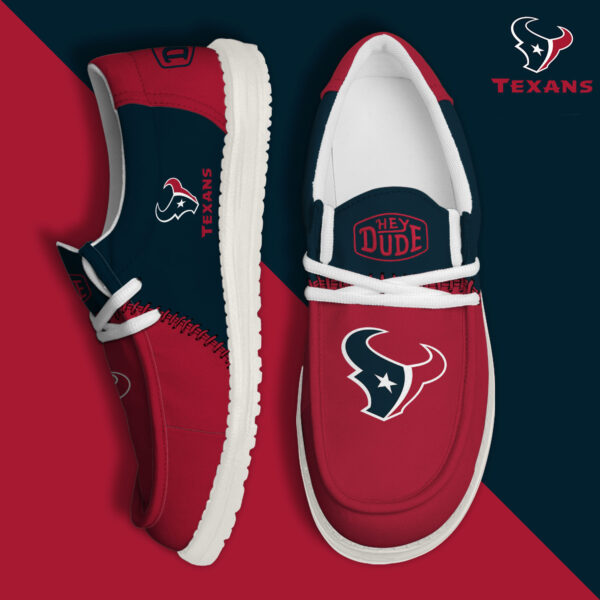 Tubopro Houston Texans Personalized Hey Dude Shoes For Men And Women