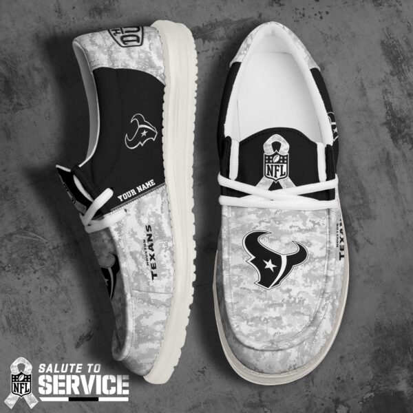 Tubopro Houston Texans Personalized Hey Dude Shoes For Men And Women
