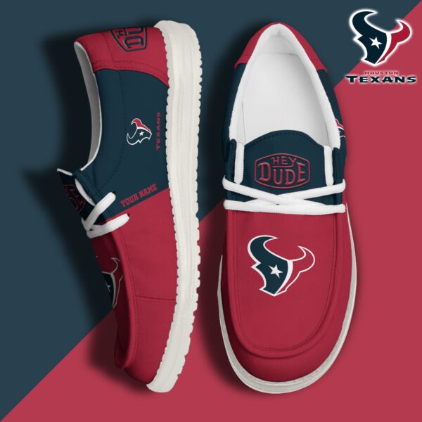 Tubopro Houston Texans Personalized Hey Dude Shoes For Men And Women
